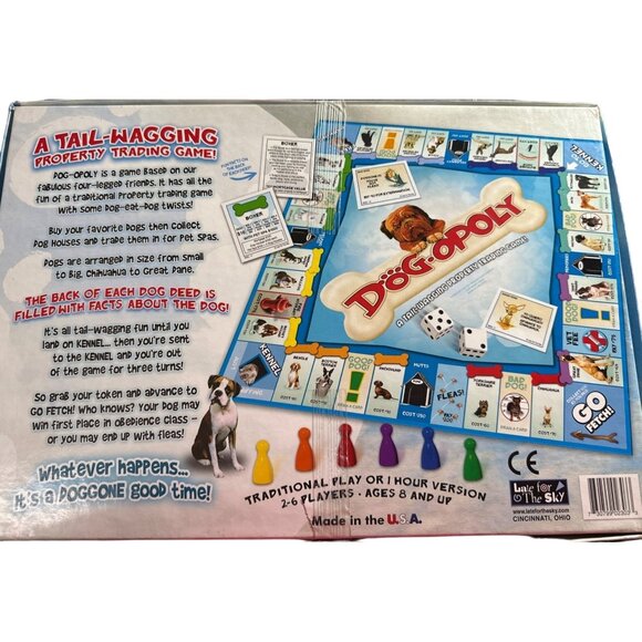 Dog-Opoly A Tail-Wagging Property Trading Game Board Game 2 to 6 Players (EUC) - Picture 2 of 16